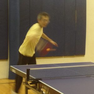 Tong Yu in Newport Beach Table Tennis Club