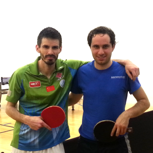 Ron Arellano and Mahdi Hajiaghayi after playing the Equal Challenge Tournament in Newport Beach, CA