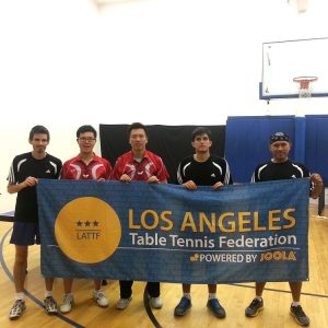 Newport Beach Table Tennis Team versus LATTA