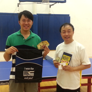 Fafa Liao and Tony Su after playing the Equal Challenge Tournament in Newport Beach